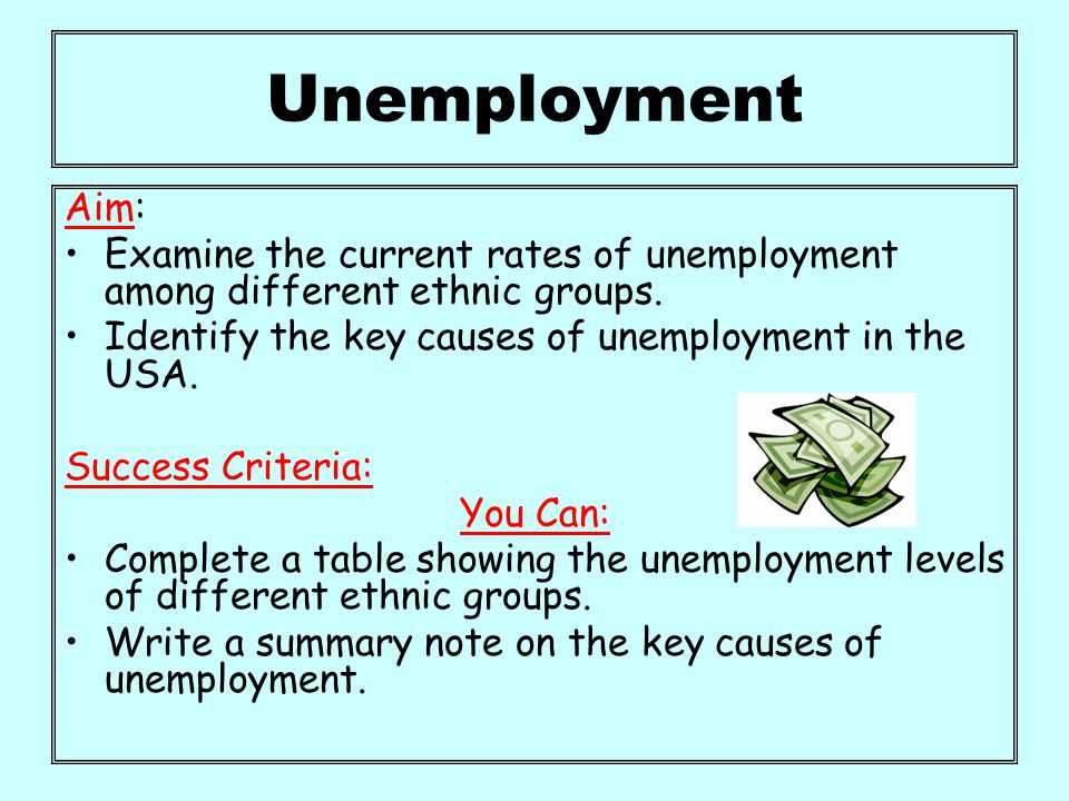unemployment powerpoint presentation 2010